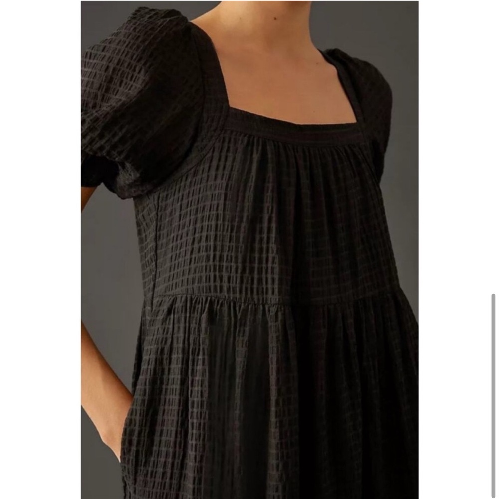 Anthropologie Tiered Puff Sleeve Maxi Dress - NWOT - Picture 5 of 7